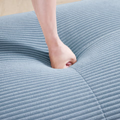 Hamlet LSF&RSF Corner Sofa W/Pillows Corduroy- Blue