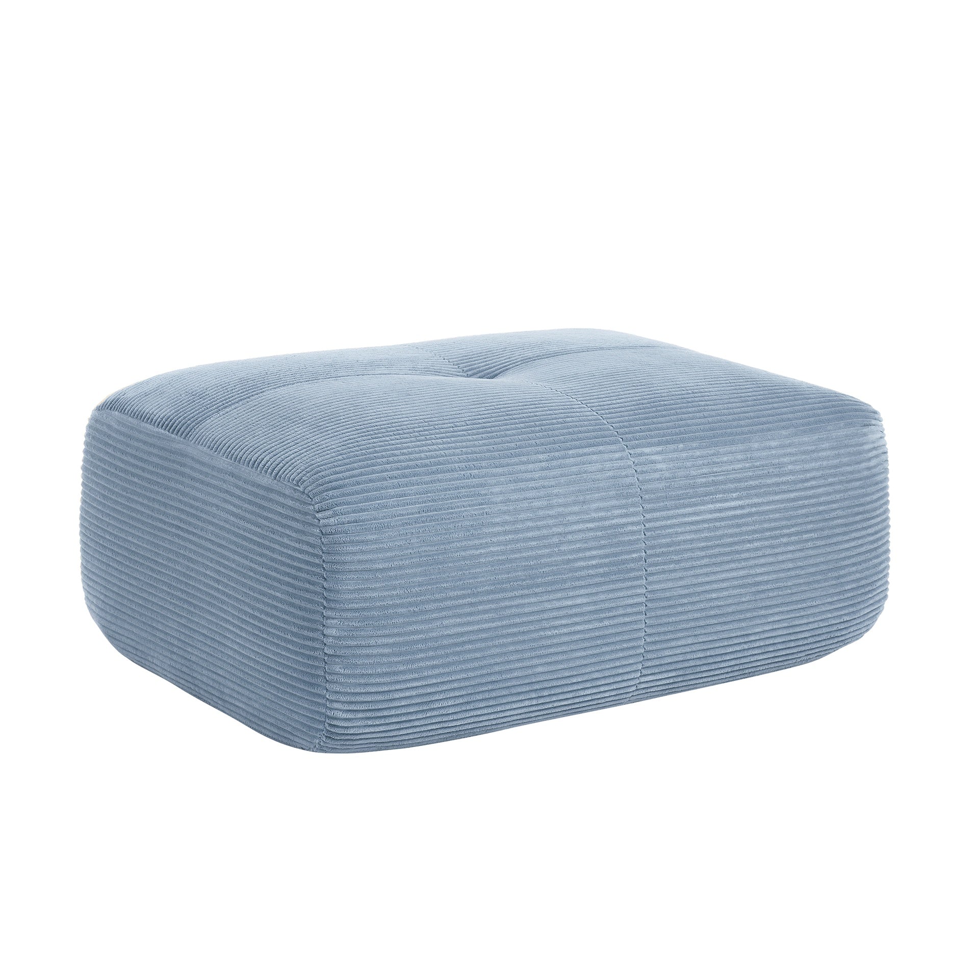 Hamlet LSF&RSF Corner Sofa W/Pillows Corduroy- Blue