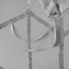 Twin/Twin XL Metallic Printed Duvet Cover Set