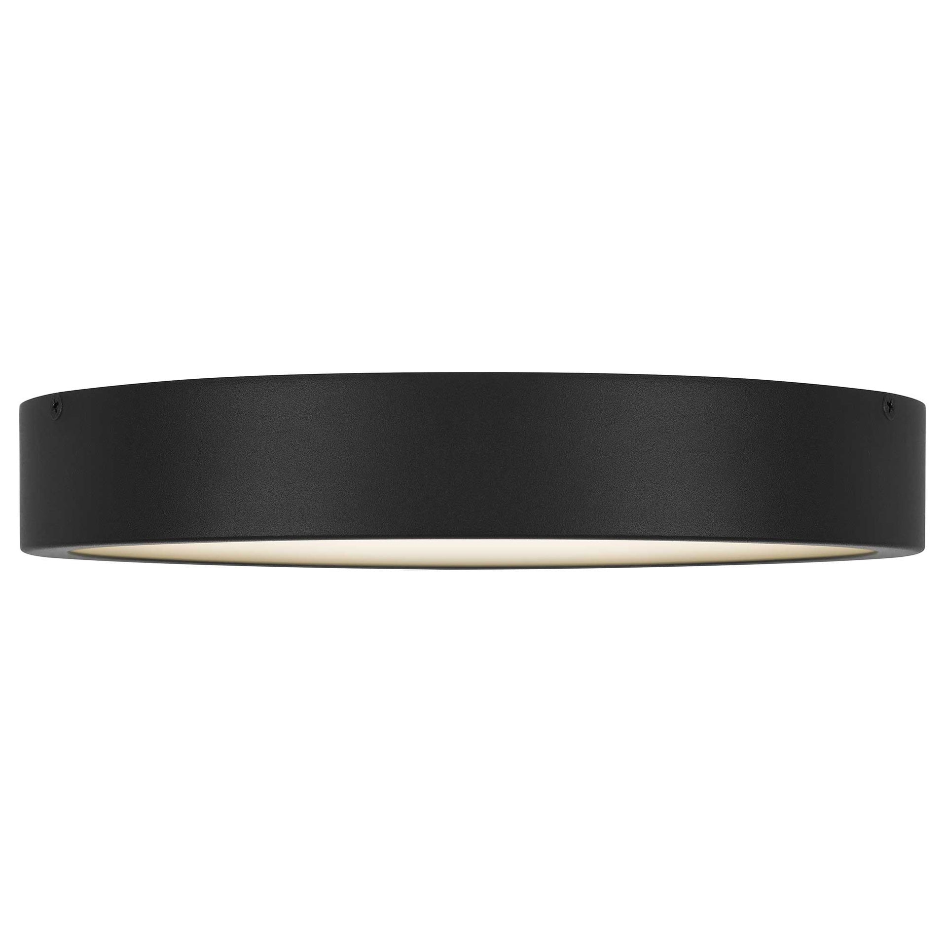 11 inch Black  LED Flush Mount