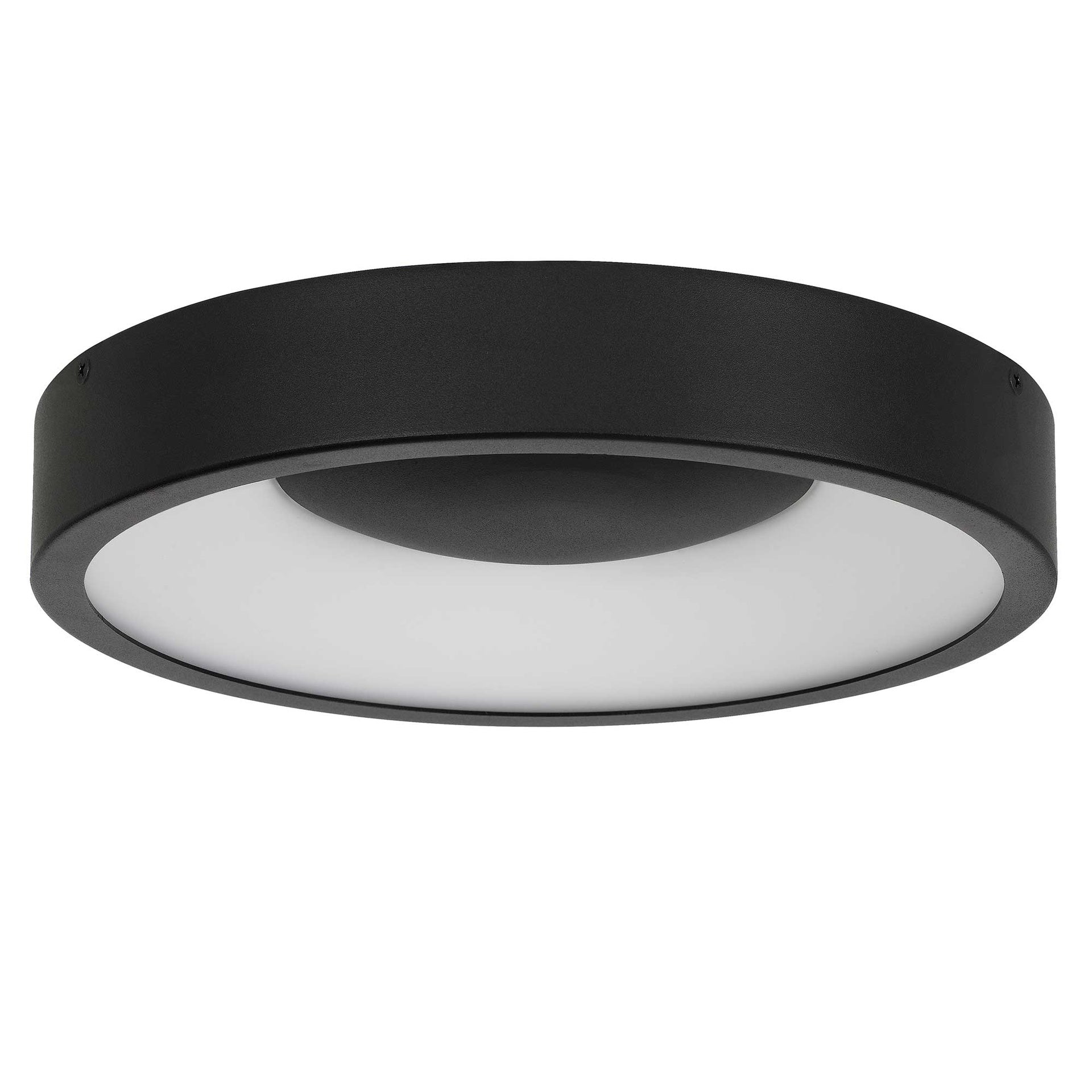 11 inch Black  LED Flush Mount