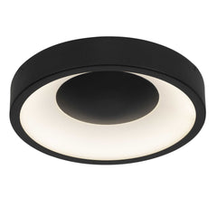 11 inch Black  LED Flush Mount