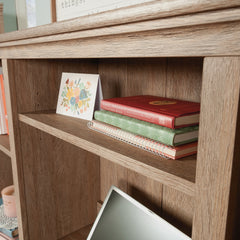 Hutch with Adjustable Shelves, Brown finish