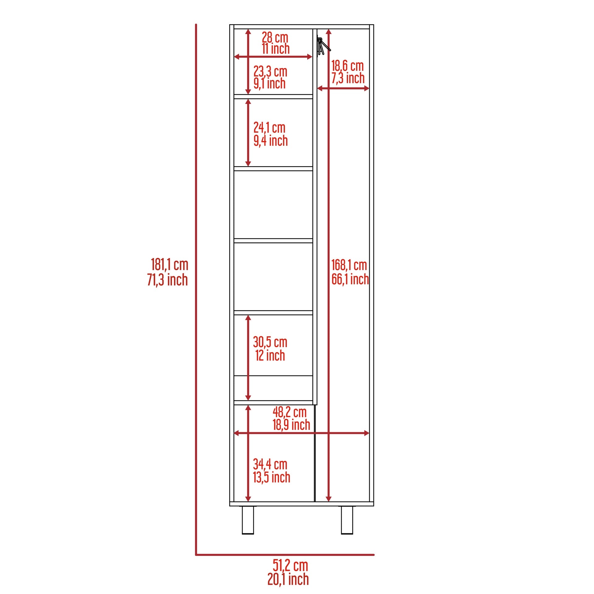 Norway Broom Closet Pantry