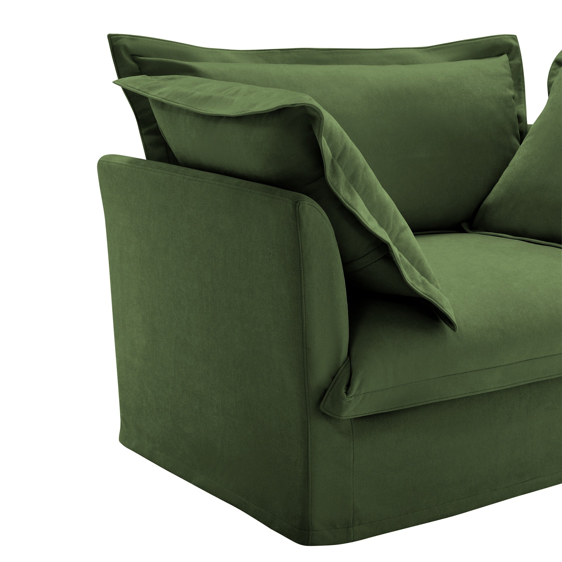 Koala Sofa LSF W/1 Pillow -Green