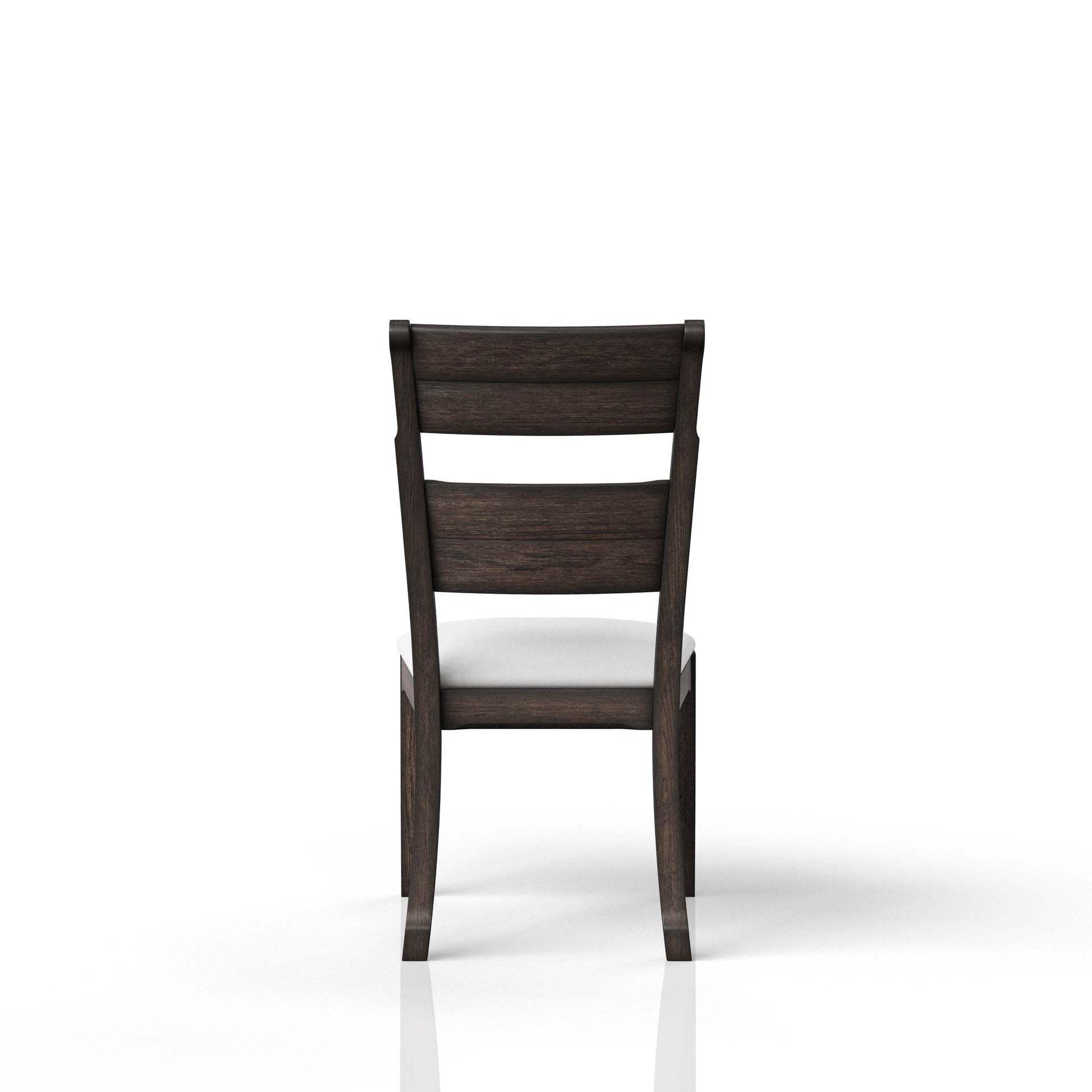 Chocolate Upholstered Seat Side Chair