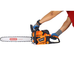 Chainsaw gas  20inch ,58cc Gasoline Chain Saw for Trees ,Wood Cutting 2-cycle EPA Compliant ,ORGEGAN BAR OREGAN CHAIN