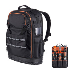 Tool Backpack 65 Pockets Tear-resistant Jobsite Backpack for Electrician
