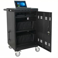 Mobile Charging Cart and Cabinet for Tablets Laptops 35-Device (B30PLUS)