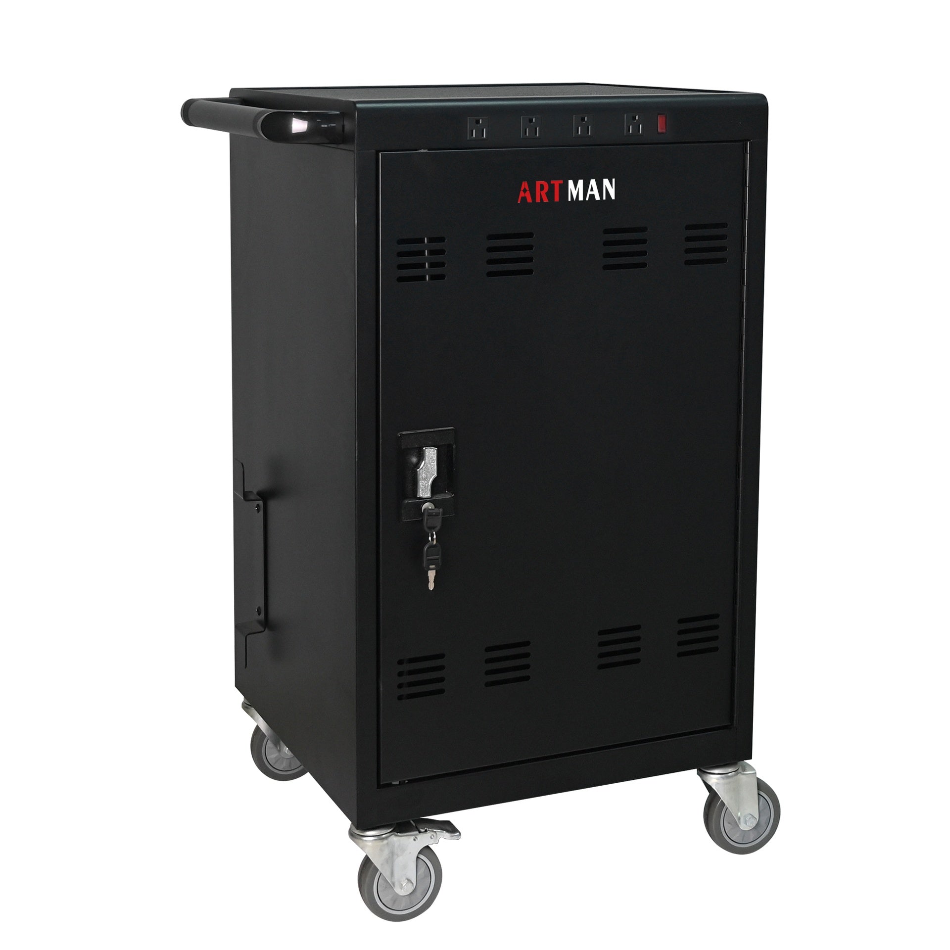 Mobile Charging Cart and Cabinet for Tablets Laptops 35-Device (B30PLUS)