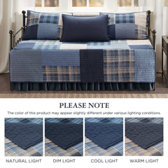 5-Piece Winter Hills Day bed  Cover Set