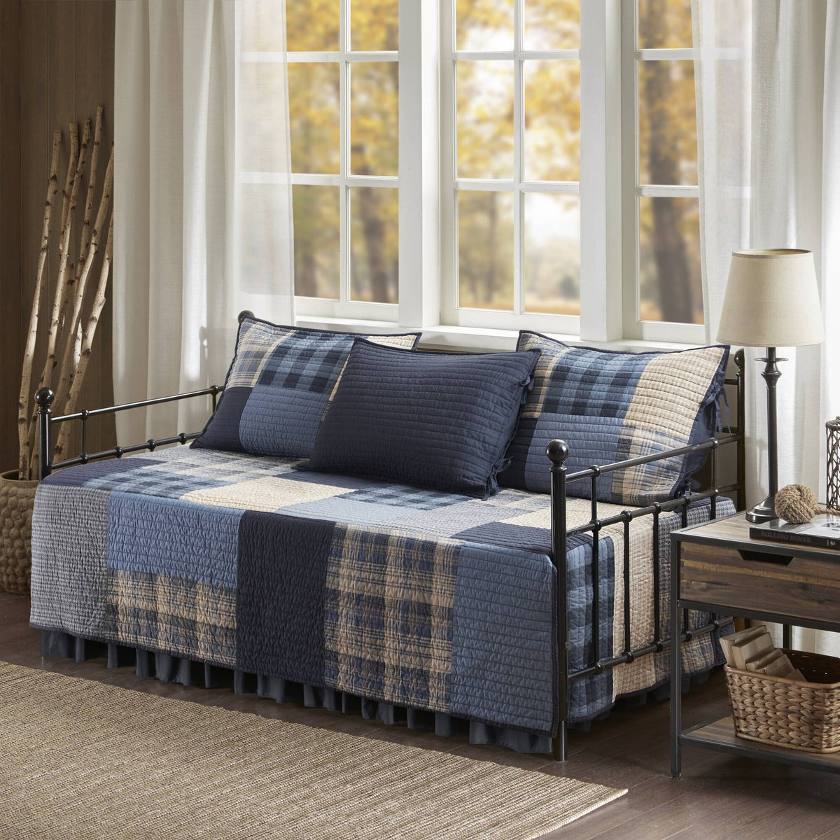 5-Piece Winter Hills Day bed  Cover Set
