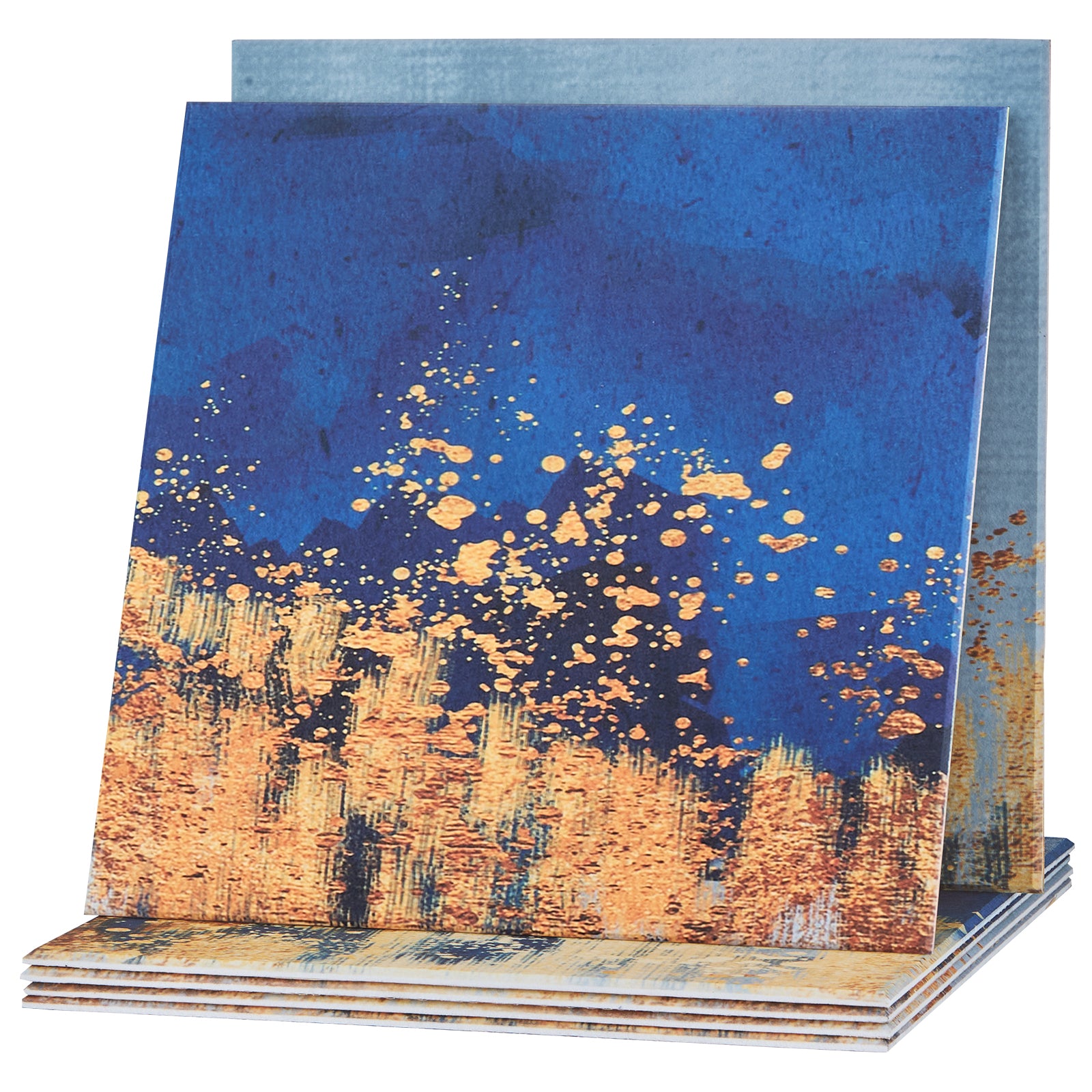 6 Pack Art Acoustic Panels 23.6 x 23.6 inch Self Adhesive for Home Pastel