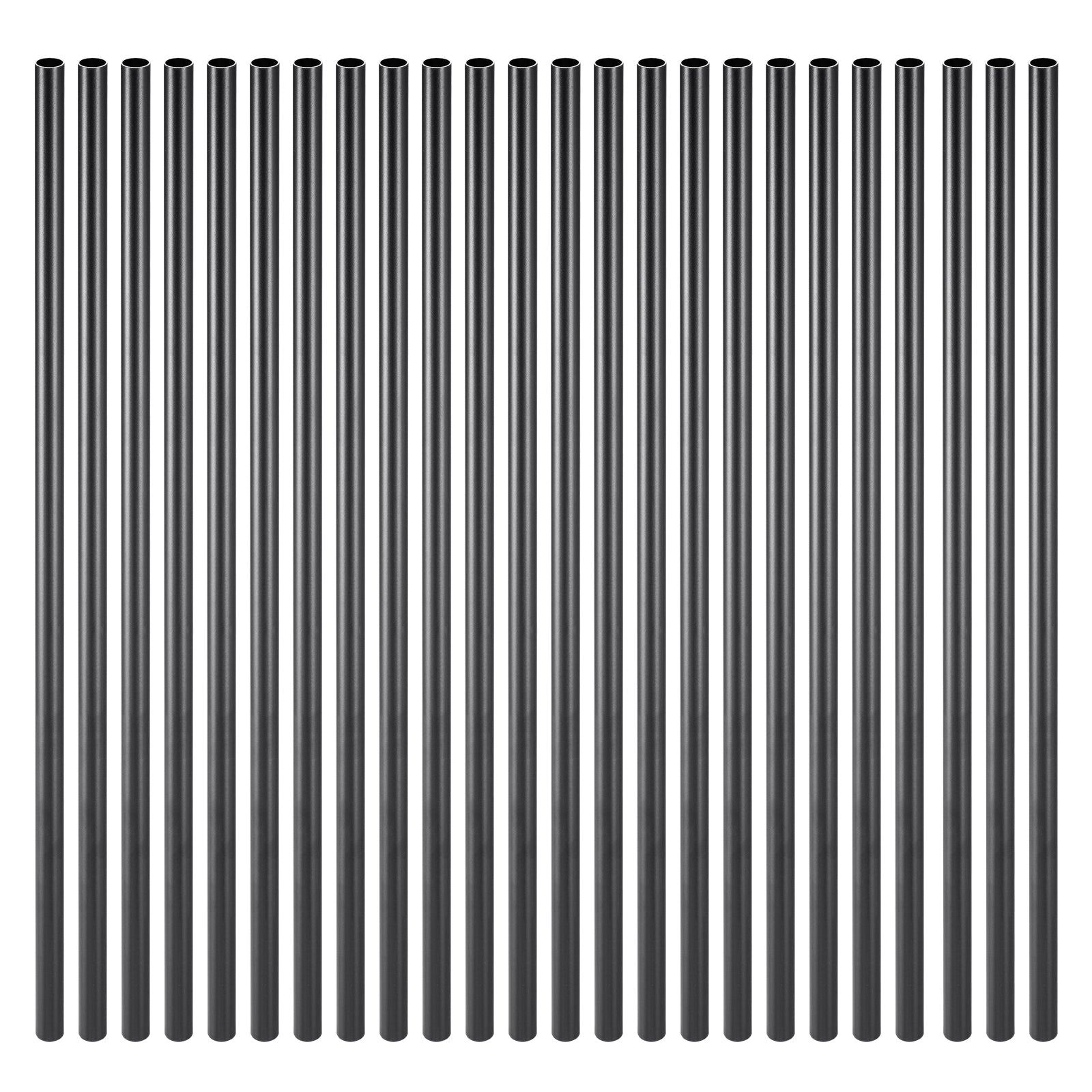 Metal Staircase Balusters 51 Pack 26 In Aluminum Spindles with Screws/Rail Caps