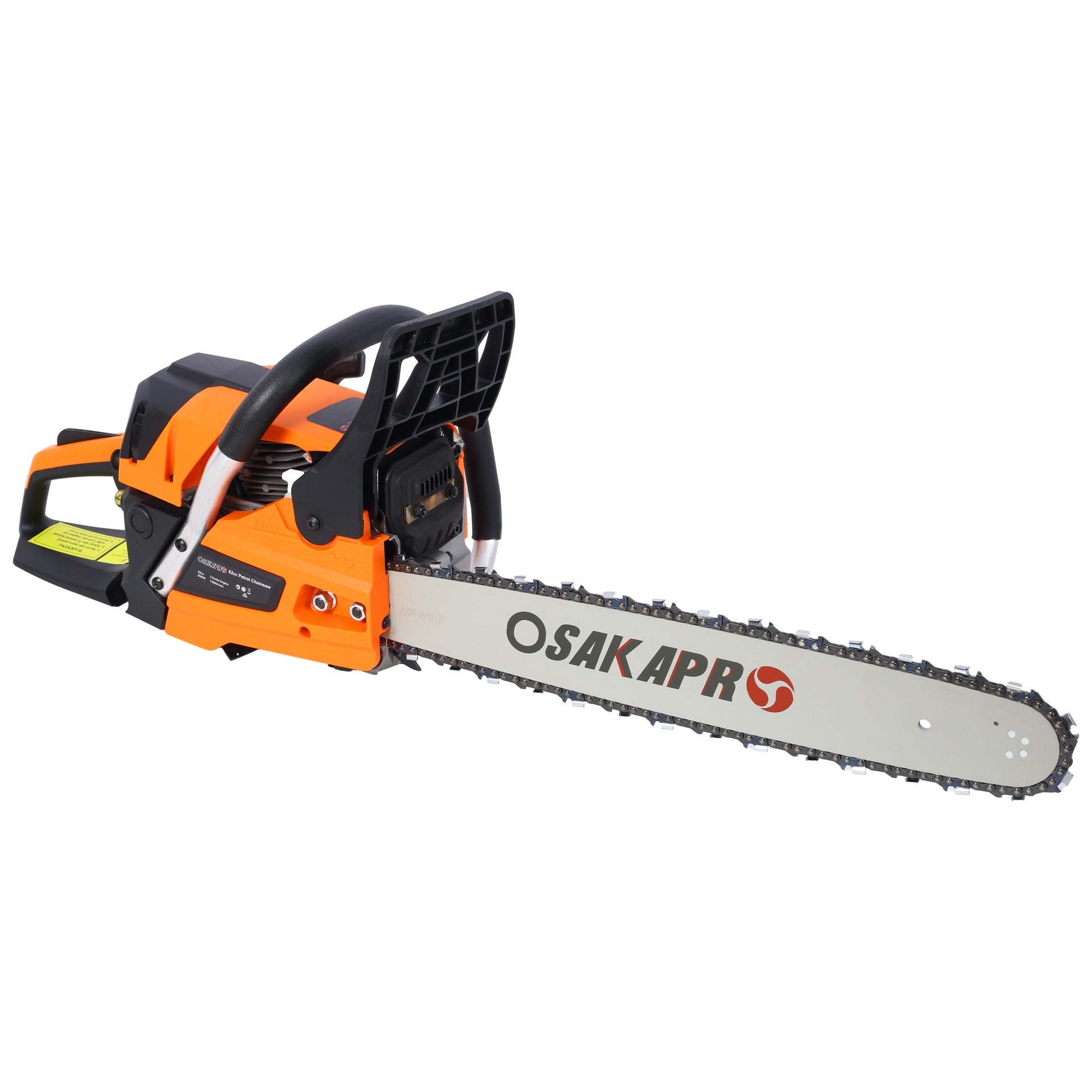 62CC Gas Powered Chainsaw, 2-Cycle Petrol Handheld Cordless Chain Saw, Gasoline Gas Chainsaws for Tree Wood Cutting,with 18" and 20" guide bar and chain,Safety kit, Storage Bag, EPA compliant
