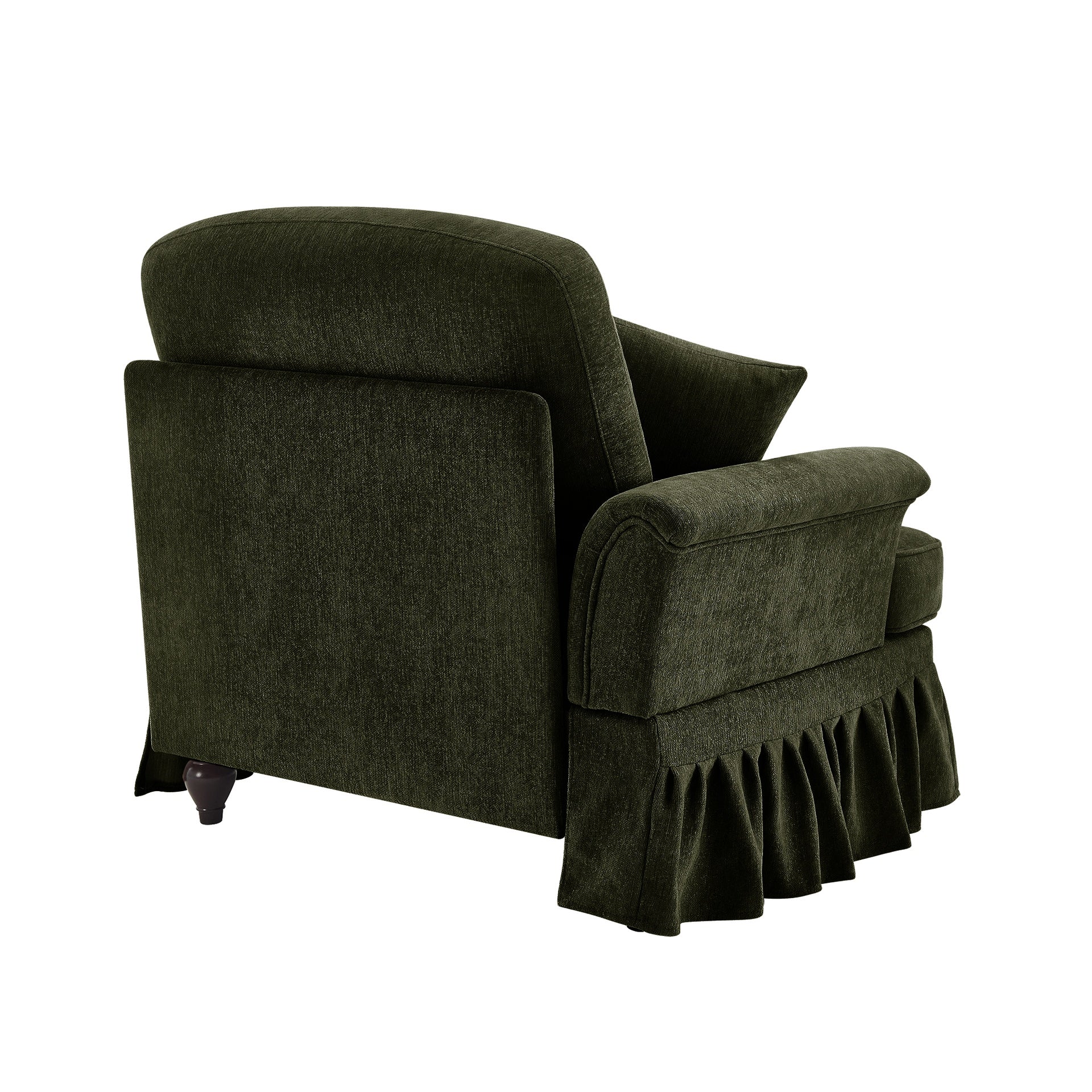 Sofa LSF Chenille W/1 Pillow -Green