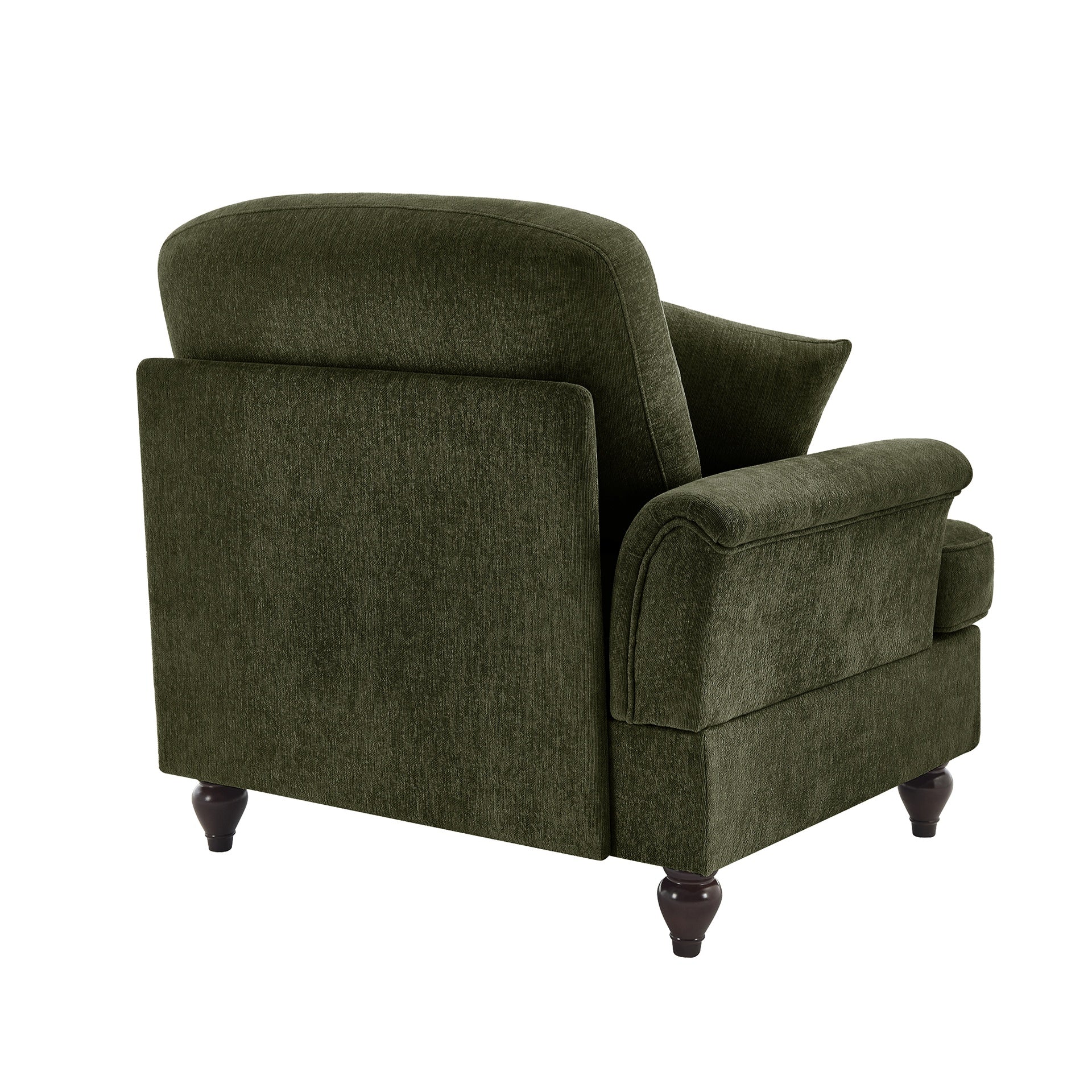 Sofa LSF Chenille W/1 Pillow -Green