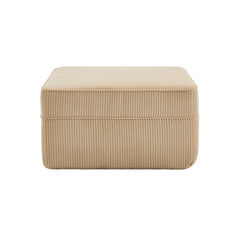 Martha Ottoman Corduroy -Camel