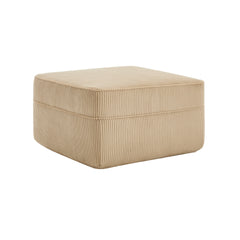 Martha Ottoman Corduroy -Camel