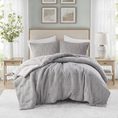 3 Piece Oversized Comforter Set-Full/Queen