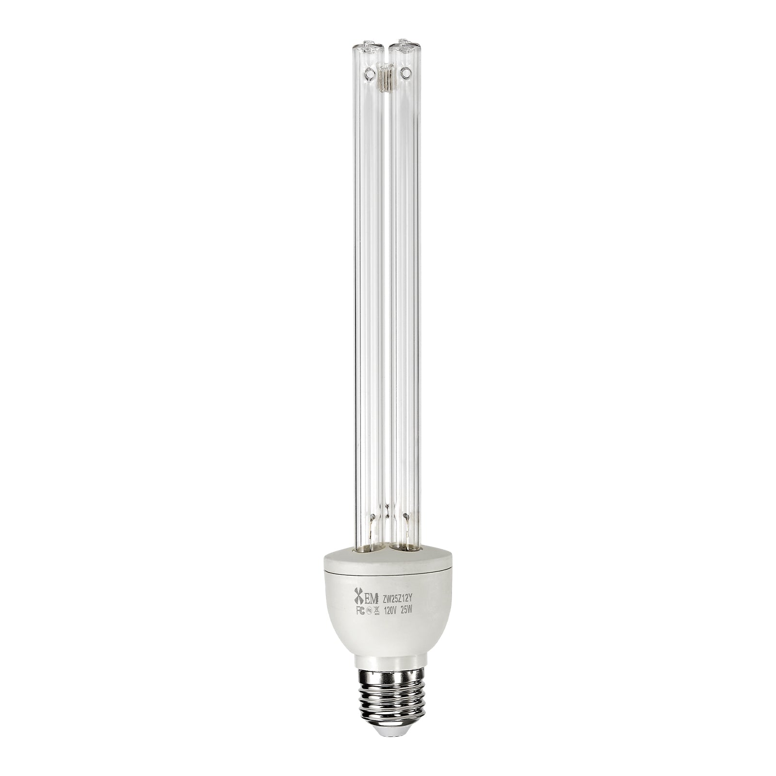 UV Light Bulb 2 Pack 25W Replacement Ultraviolet UVC Lamp with Ozone UVO Bulb