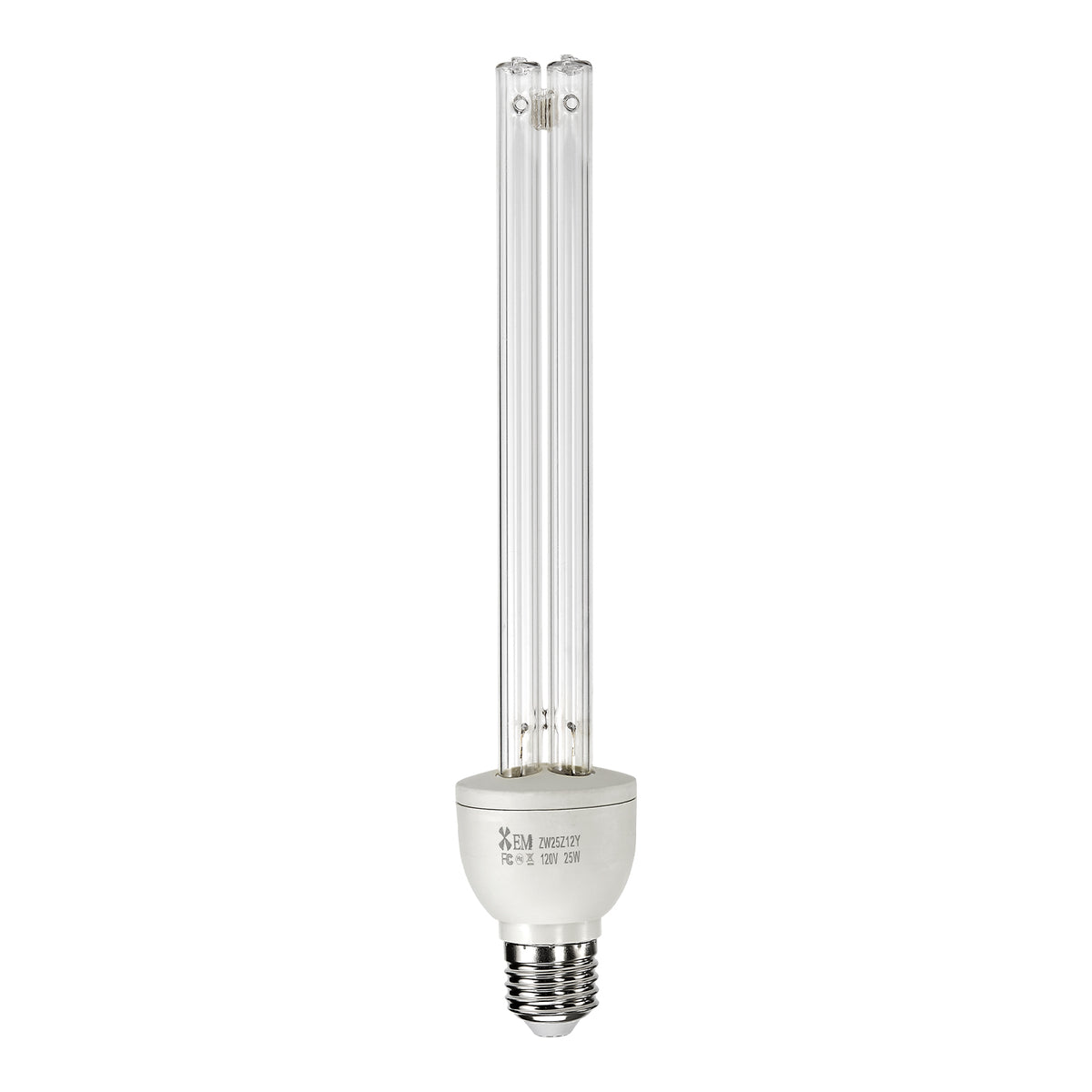 UV Light Bulb 2 Pack 25W Replacement Ultraviolet UVC Lamp with Ozone UVO Bulb