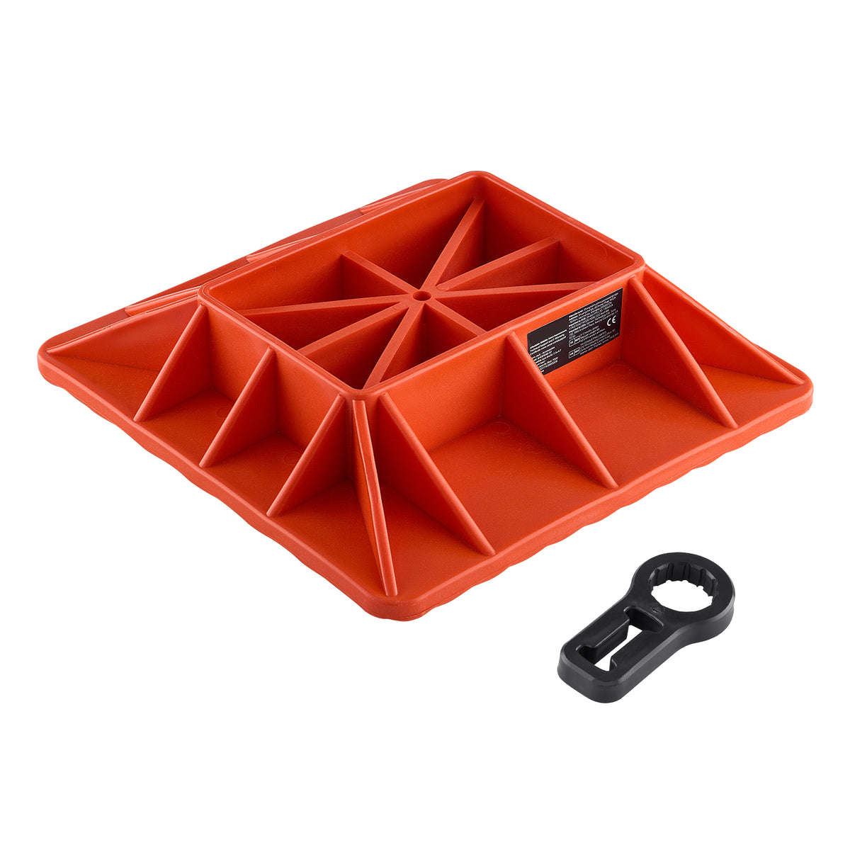 High Lift Jack Base and Handle Keeper Off Road Jack Support Stand Base Red