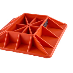 High Lift Jack Base and Handle Keeper Off Road Jack Support Stand Base Red