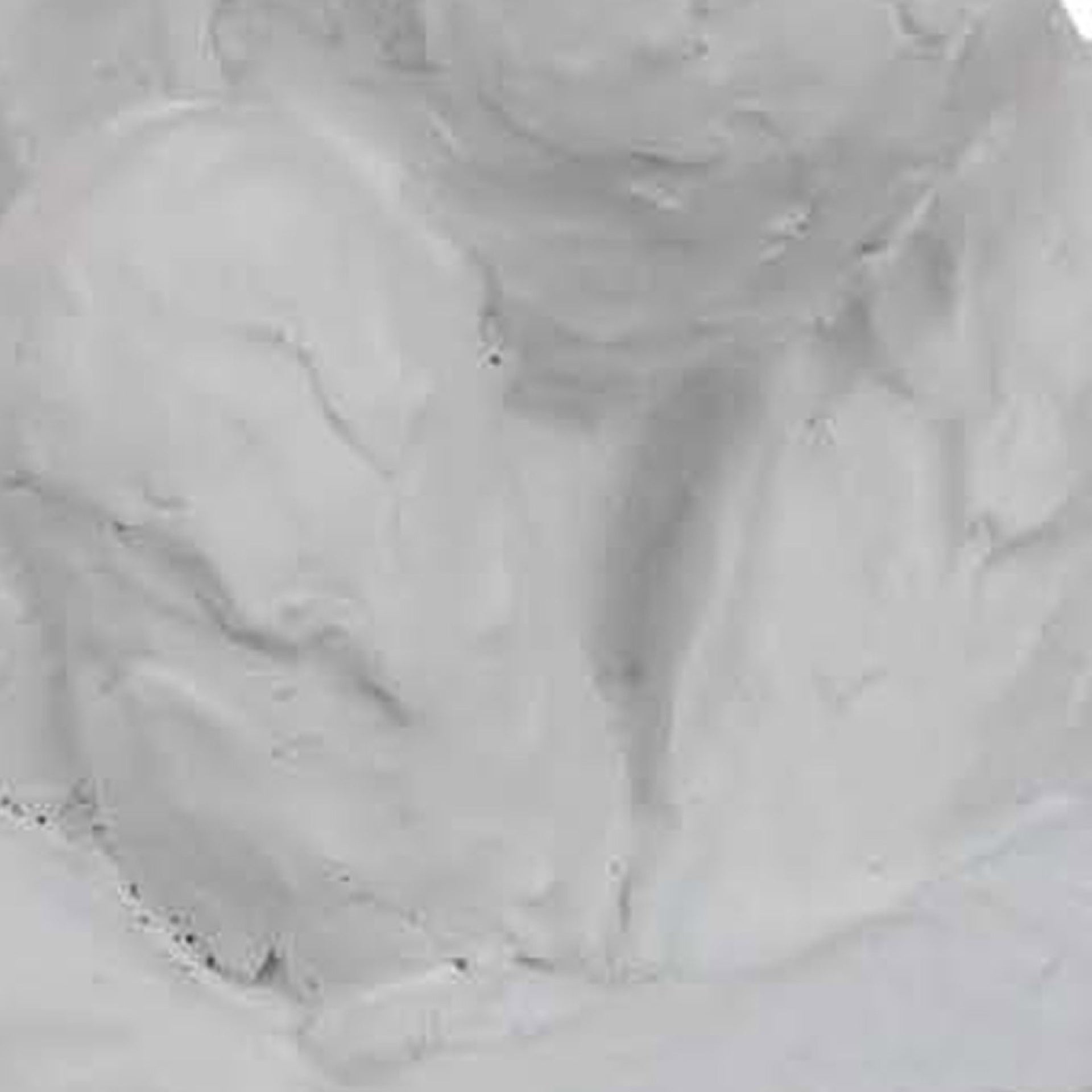 Roy Abstract Contemplative Man Figurine, White Resin Art 15 Inch