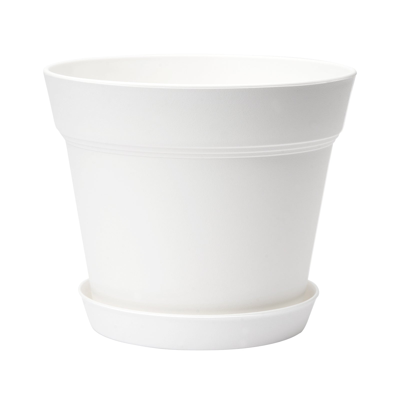 16 Packs 6 in Durable Plastic Planter Pots with Drainage Holes & Saucers