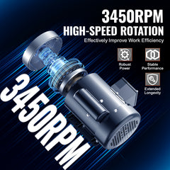 1HP Electric Motor 3450 rpm, AC 115V/230V, 56C Frame, Air Compressor Motor Single Phase, 5/8" Keyed Shaft, CW/CCW Rotation for Agricultural Machinery and General Equipment