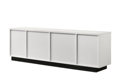 Matilda 70.5" White Finish TV Stand with Drawers