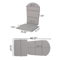 CHAIR CUSHION,Grey, N769P227473G*2
