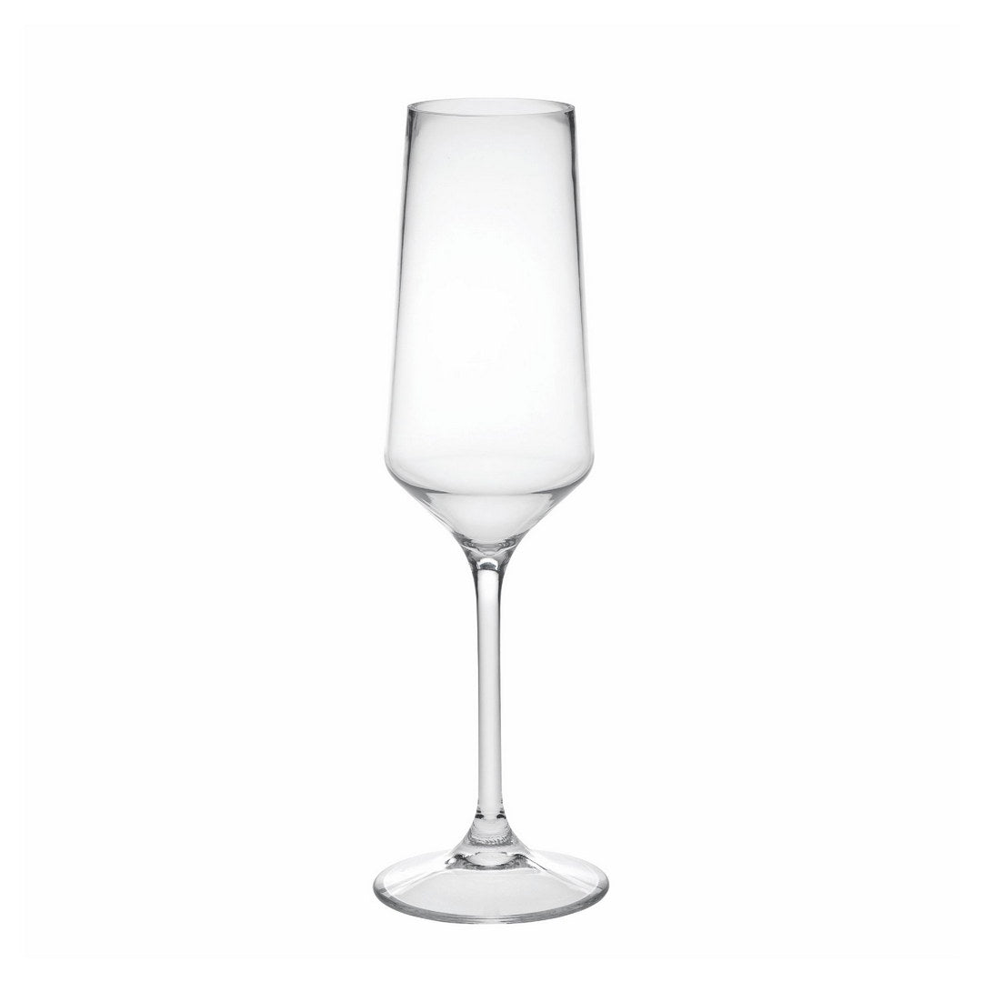 Tritan Lexington Plastic Champagne Flutes Set of 4 (10oz), Unbreakable Mimosa Glasses Plastic Champagne Glasses, Wedding Champagne Flutes