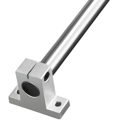 Linear Guide Rail Set, SFC20 1000mm, 2 PCS 39.4 in/1000 mm SFC20 Guide Rails 4 PCS SC20 Slide Blocks 4 PCS Rail Supports, Linear Rails and Bearings Kit for Automated Machines CNC DIY Project