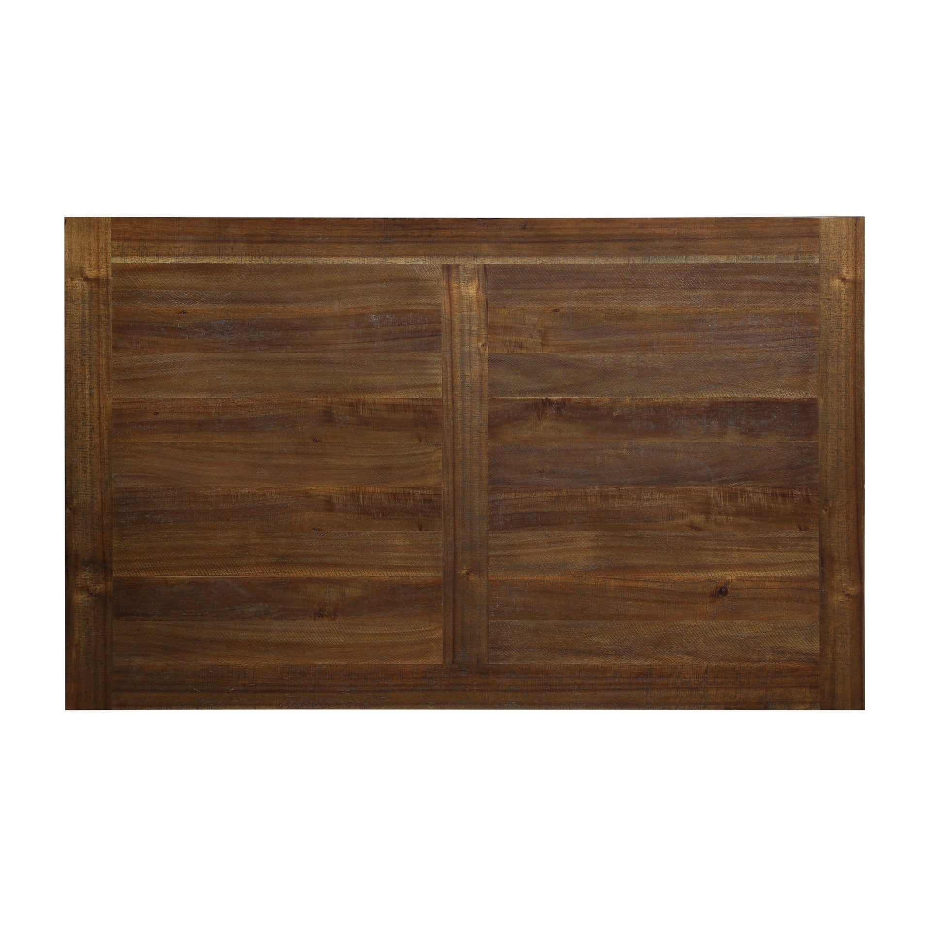 Dining Table Brown Finish Wooden Rectangle Transitional Style Kitchen Dining Room Furniture 1pc
