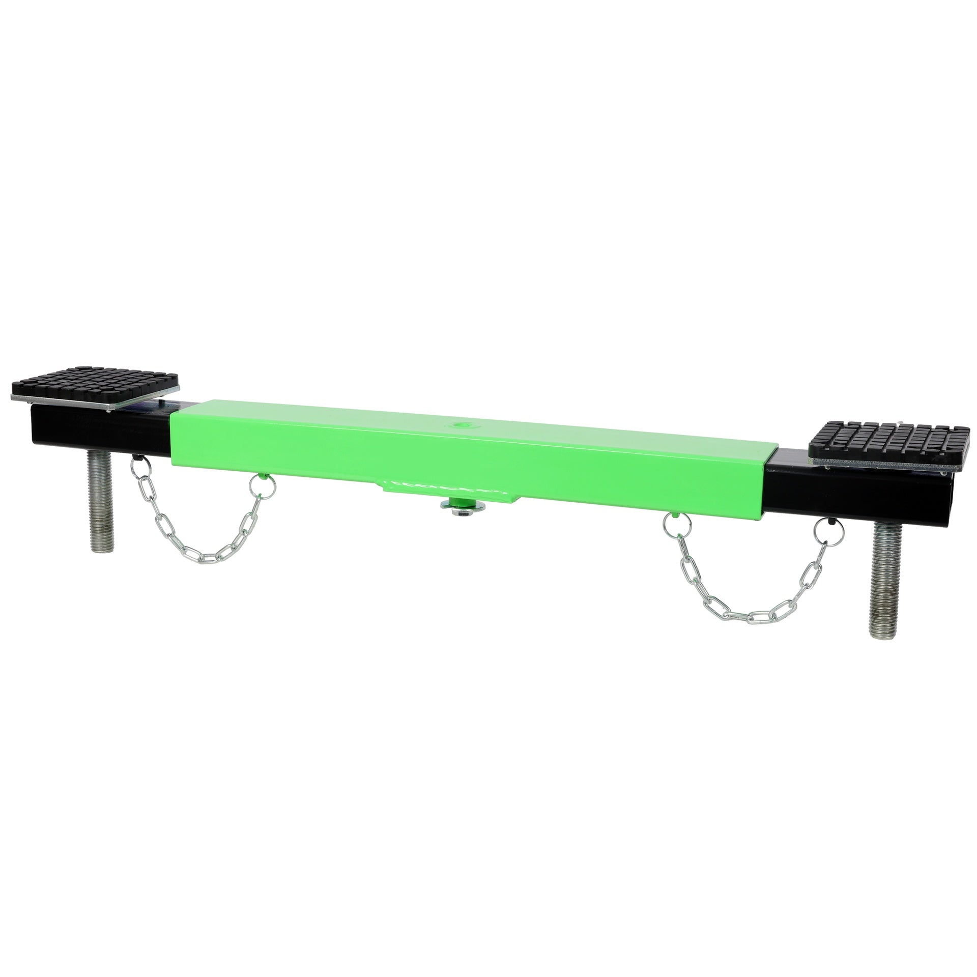 2Ton Floor Jack Cross Beam Adapter,for Floor Jacks Engine Hoist Shop Crane,Car Jack Underframe Cross Bar for Jack Cross-piece with Rubber Pads