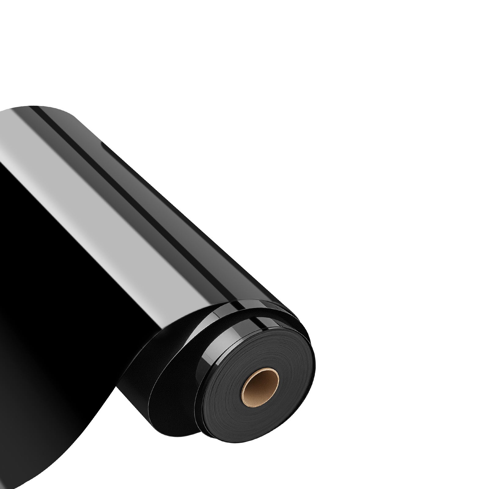 Heat Transfer Vinyl HTV Iron on Vinyl Roll 12 in x 70 ft Glossy Black