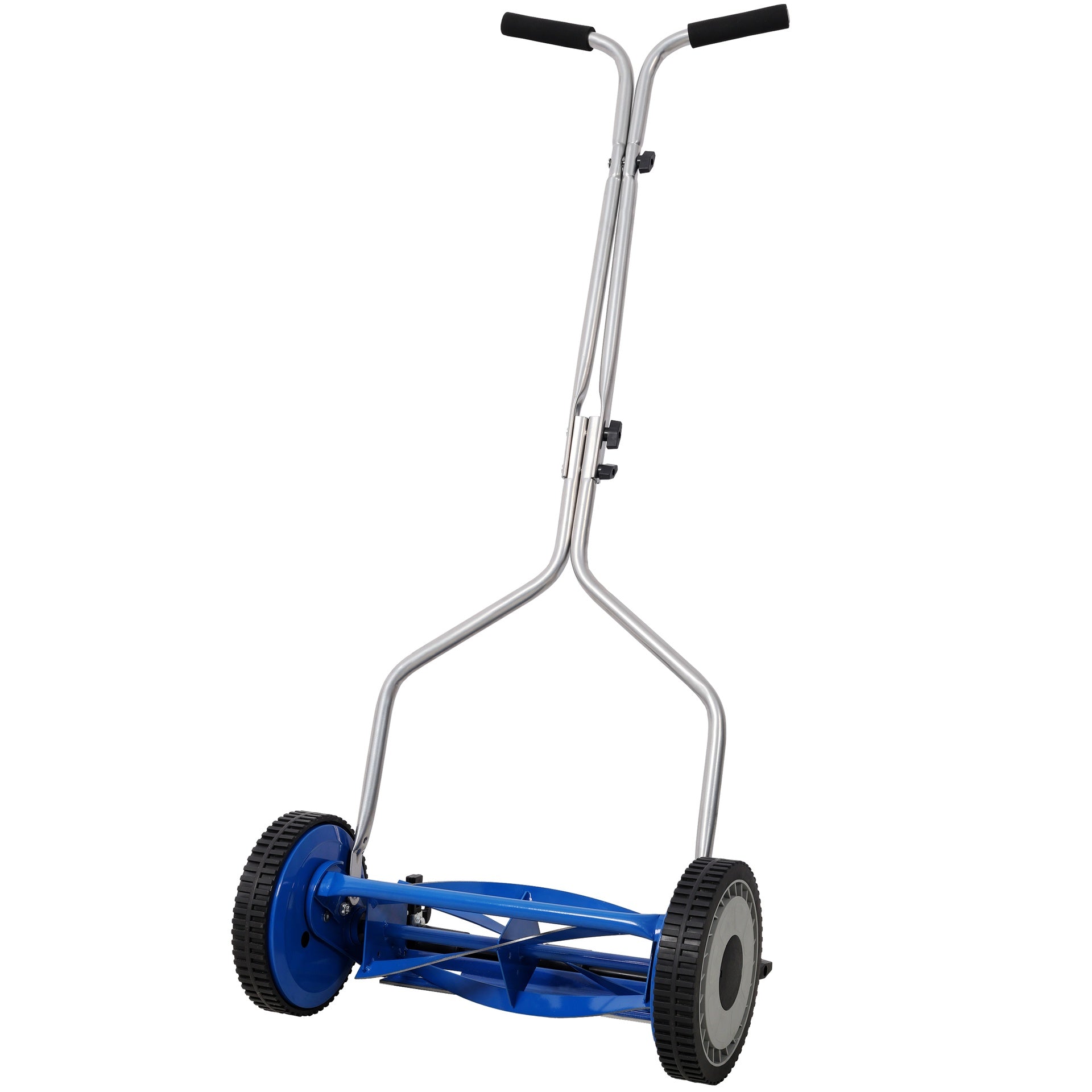 14in Push Lawn Mower, Push Reel Lawn Mower, Blue Color
