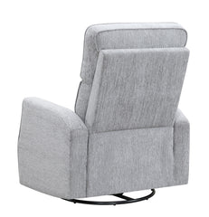 Gray Swivel Gliding Recliner