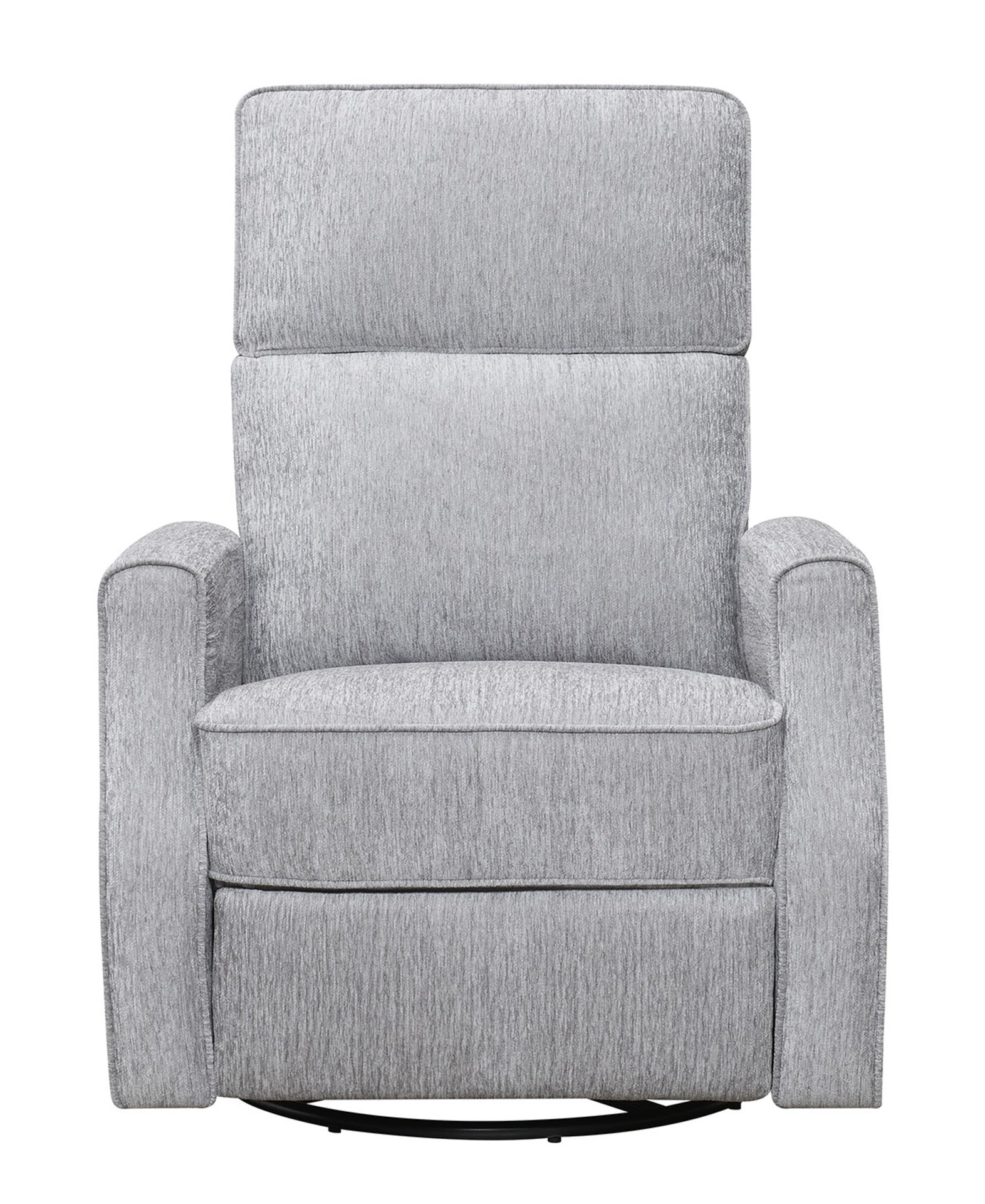 Gray Swivel Gliding Recliner