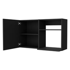 Oklahoma 2 Wall Cabinet, 2 Door Stackable Wall Mounted Storage Cabinet with 2 Side Shelf