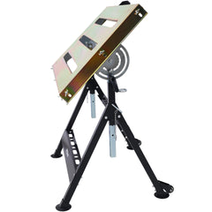 Welding Table 30"x20", 400lbs Load Capacity Steel Welding Workbench Table on Wheels, Folding Work Bench with Three  Slot, , Adjustable Angle & Height