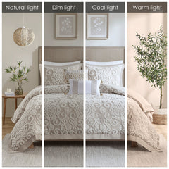 Cotton Duvet Mini Set Taupe King