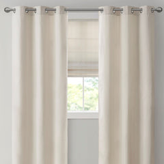 Basketweave Room Darkening Curtain Panel Pair(2 Pcs Window Panels)