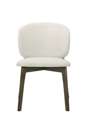 Mallin Gray Chenille & Walnut Side Chair (Set of 2)