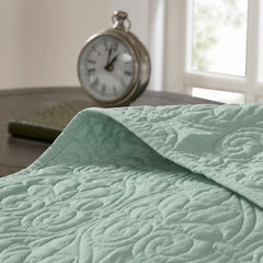 Reversible Bedspread Set Seafoam Full