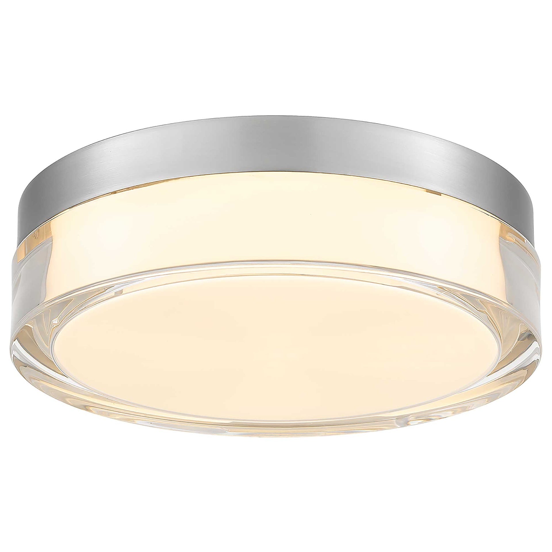 9-inch Chrome Inegrated LED Flush Mount