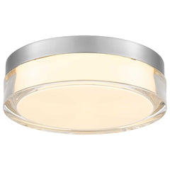 9-inch Chrome Inegrated LED Flush Mount