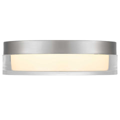 9-inch Chrome Inegrated LED Flush Mount